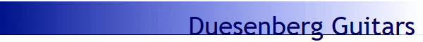 Duesenberg Guitars